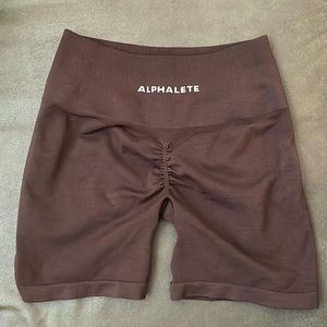 Alphalete Mocha Amplify 3.5” inch Shorts